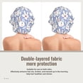 thumbnail image 2 of Yiaed Rabbit And Floral Print Satin Bonnet Silk Bonnet Hair Bonnet for Sleeping Hair Bonnets, 2 of 6