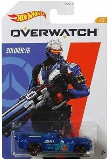 Hot Wheels Overwatch Car Series Complete Set of 5 Diecast Vehicles