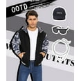 thumbnail image 3 of SWISSWELL Winter Zip Up Fleece Jackets with Hoodies for Men,Sizes Medium-3XL, 3 of 7