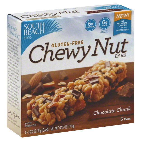 South Beach Diet South Beach Diet Chewy Nut Bars, 5 ea