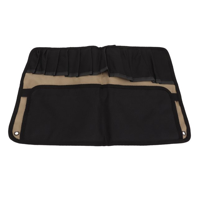 Pochette à Outils pour Moto Grande Capacité Portable Multi-Poches Sac à Outils Enroulable pour Réparation Entretien Ajustement Universel