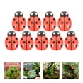 thumbnail image 4 of SHISUYAN 50pcs Ladybug Charm Mini Resin Charms Tiny Resin Insect Animals Mini Ladybugs for Crafts, 4 of 9
