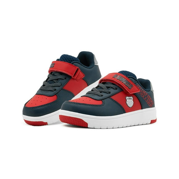 Tenis K-Swiss Niño Velcro Marino/Rojo Casual Antiderrapante azul marino 19