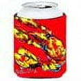 thumbnail image 2 of Carolines Treasures MW1022CC Crawfish Crunch Time Can or Bottle Beverage Insulator Hugger Can Hugger multicolor, 2 of 2