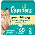 thumbnail image 3 of (3 pack) Pampers Swaddlers Baby Diapers Size 3, 168 Count (Select for More Options), 3 of 17