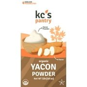 KC's Pantry Organic Yacon Powder, 1 lb. Bag, 30 Servings  Organic, Non-GMO, Fair Trade, Vegan, Gluten-Free, Low Glycemic Sweetner, Kosher  Perfect for use in Drinks, Smoothies and Baking