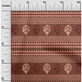 thumbnail image 1 of oneOone Polyester Lycra Peach Fabric Ethnic Block Sewing Craft Projects Fabric Prints By Yard 56 Inch Wide, 1 of 4