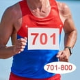 thumbnail image 6 of Baoblaze 100Pcs Running Bibs Athlete Numbers Reliable Sports Bibs Competitor Numbers for Running Games Competition Events Sports Event 701 to 800, 6 of 8