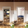 thumbnail image 4 of Cortina de puerta Ofat Home, diseño japonés de cerezo noren en flor, 4 of 7