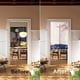 thumbnail image 4 of Cortina de puerta Ofat Home, diseño japonés de cerezo noren en flor, 4 of 7