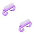 thumbnail image 2 of Soidarity Pincel para decoración de uñas con empuñadura pequeña manicura pedicura herramienta de cuidado de belleza de mano para múltiples Violeta 2Conjunto, 2 of 6