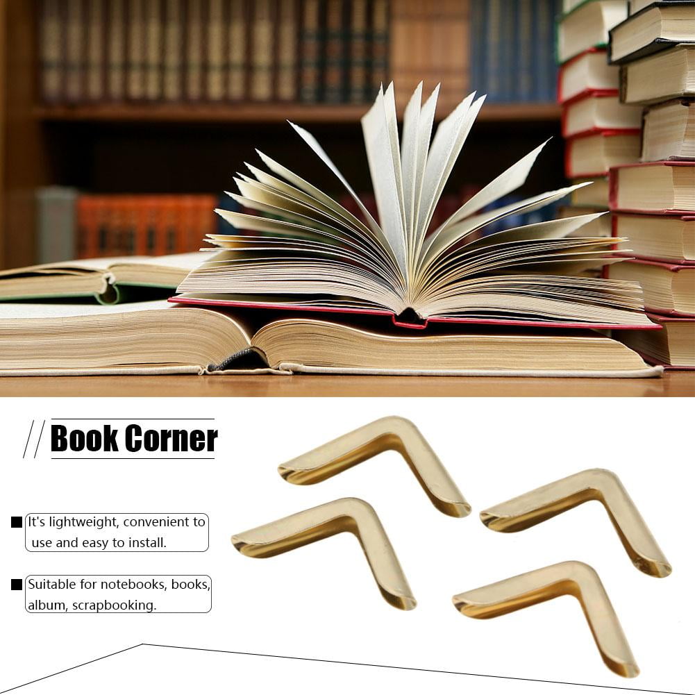 OTVIAP 50pcs Book Corner Protectors for Scrapebooking Vintage Photo