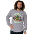 thumbnail image 5 of Smurfs Holiday Christmas Cheer Long Sleeve TShirt Men Women Brisco Brands S, 5 of 6