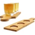 thumbnail image 2 of HAHDAXIA Ensemble de Dégustation de Bière Base 2.7 Pouces Verres à Vin Planches de Vol Pagaies de Service (Carré, 1), 2 of 3