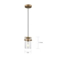 thumbnail image 4 of 60/6735-Nuvo Lighting-Antebellum-1 Light Mini Pendant-5 Inches Wide by 7.5 Inches High-Vintage Brass Finish    -Traditional Installation, 4 of 9
