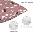 thumbnail image 3 of Pofeuu Cute Calf Print Double-sided plush pillowcase Square Throw Pillow Covers Pillows Cover for Living Room Bedroom Sofa Couch Cushion Cover（No pillow core）-20"x20", 3 of 7