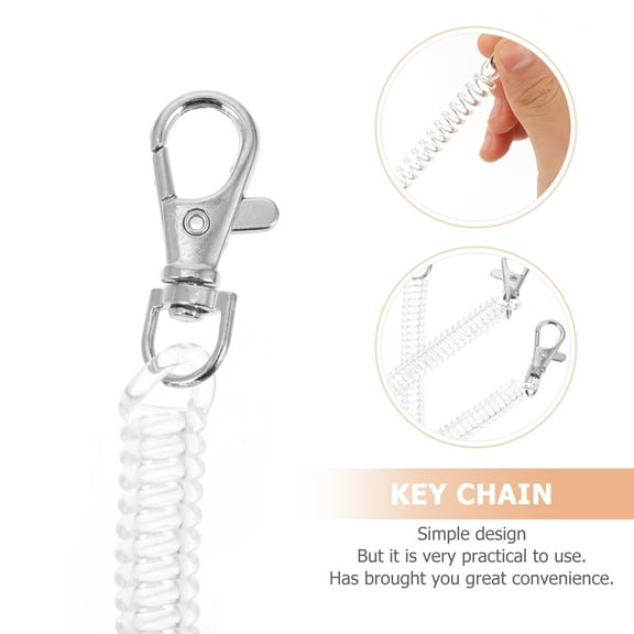 MLINS  3 Pcs Lanyard Outdoor Key Holder Easy to Use Chain