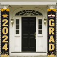 thumbnail image 4 of RYRDWP Graduation Season Banner Couplet Graduation Ceremony Door Curtain Decoration Studio Shooting Background Props, 4 of 9