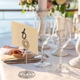 thumbnail image 3 of Wedding Seat Card Holder Stainless Steel Clip Heart Style 10 Pieces Pack, 3 of 5