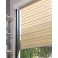 thumbnail image 3 of CHICOLOGY Zebra Roller Shades | Room Darkening | Pearl |32"W X 72"H| Dual Layer Light Filtering Blinds | Cordless Window Shades for Home & Office | Easy Install, 3 of 10