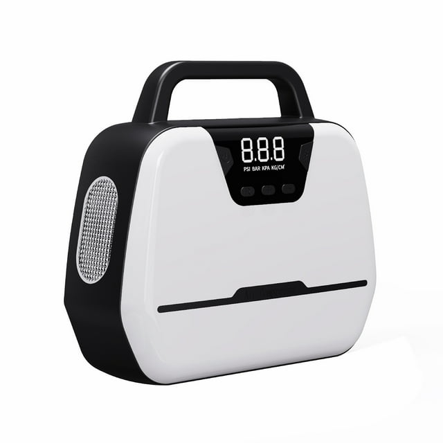 Portable Tire Inflator for Car Portable Electric Car Tire Inflator Tire Pump with Digital Pressure Gauge, Led Light , Auto Shut Off,Bicycles Mattress Other Inflatables