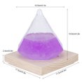 thumbnail image 4 of Home Decoration Weather Predictor, Glass Weather Station, Desktop Tabletop For Office Purple, 4 of 8