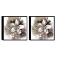 thumbnail image 4 of Chic Home Magnolia 2 Piece Set Framed Wrapped Canvas Wall Art, 4 of 4