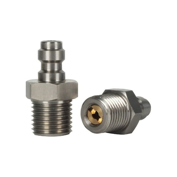 Adaptateur de Valve de Contrôle M12X1.25 1 Pce Connecteur Rapide avec Tête de Remplissage Rapide 8MM pour Pompe à Air
