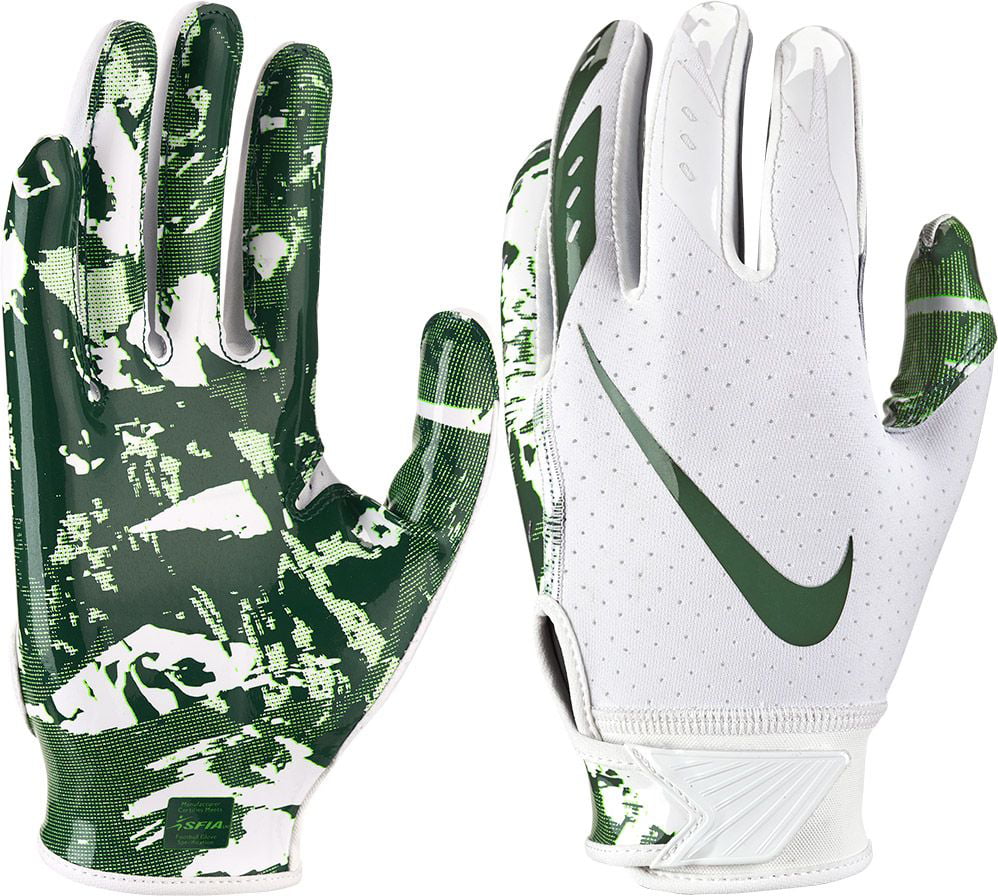 green nike football gloves