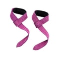 thumbnail image 2 of Correas de levantamiento de pesas de 2 piezas, envolturas de muñeca para hombres para mujeres tiras de muñeca de levantamiento de pesas Púrpura, 2 of 8