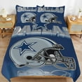 thumbnail image 4 of Football Cowboys Set Duvet Cover Themed Multicolor Polyester Bedding Set Duvet Cover for Full Size, 4 of 6