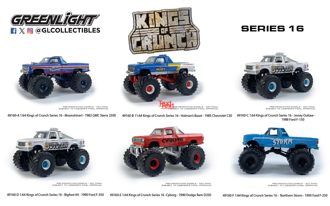 GreenLight Collectibles Kings of Crunch Series 11 1:64 Diecast