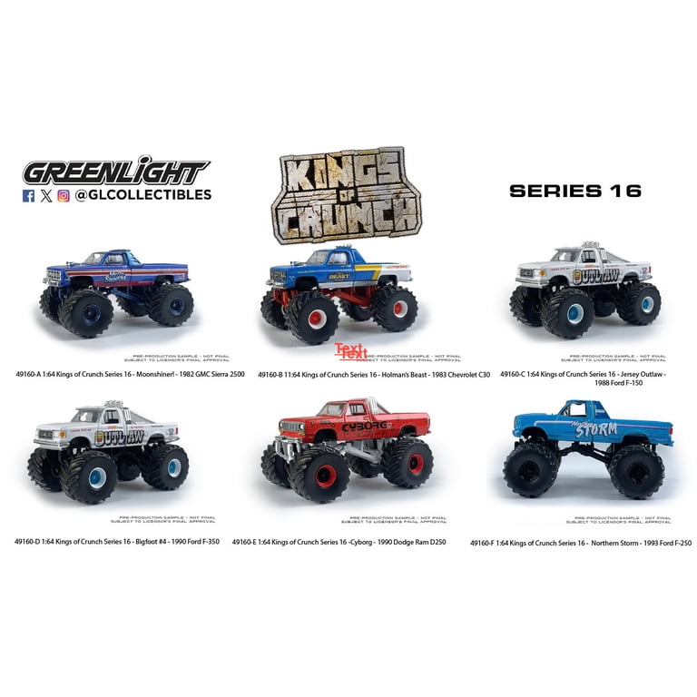 GreenLight Collectibles Kings of Crunch Series 11 1:64 Diecast