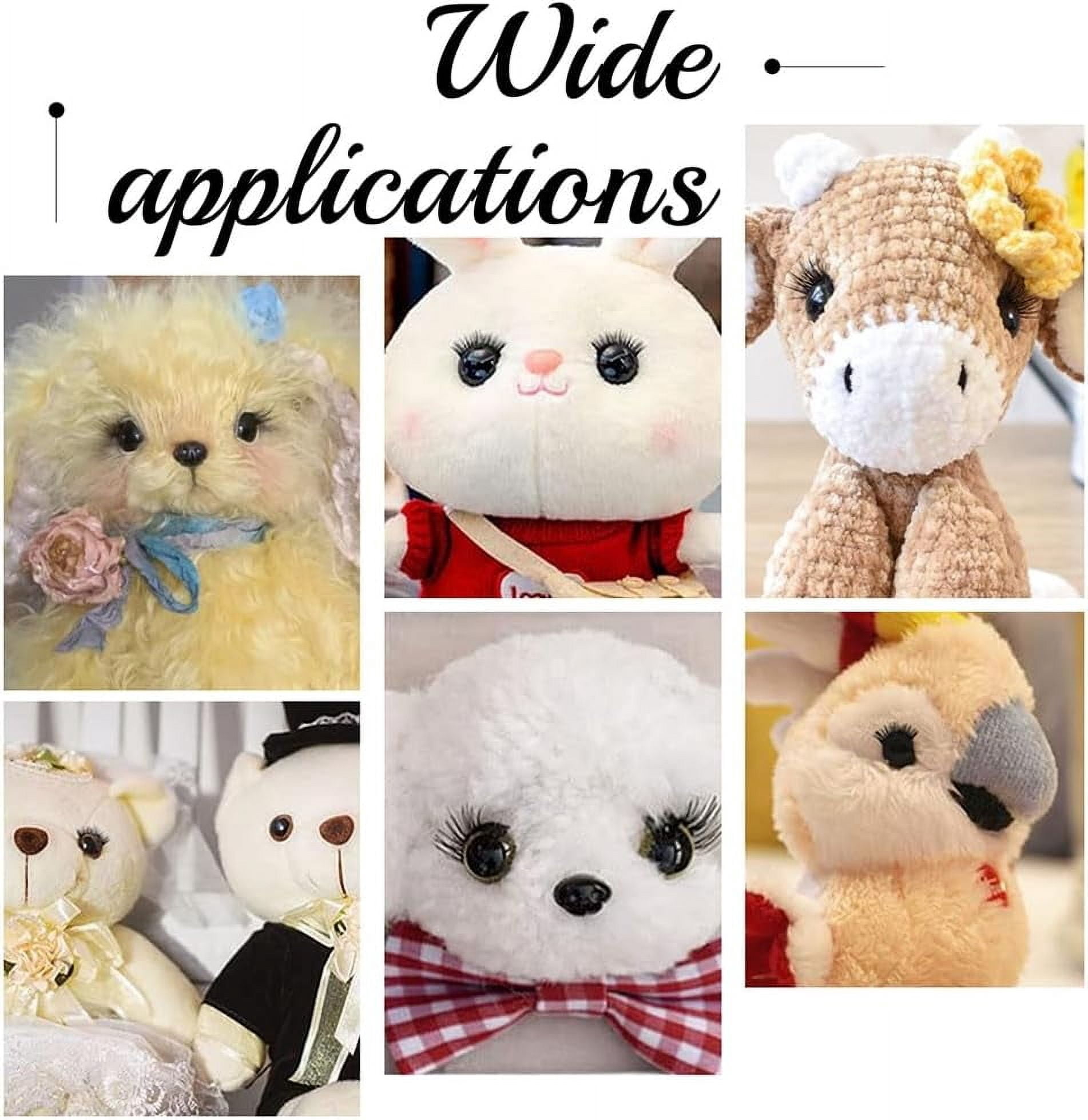 PH PandaHall 240 Sets Safety Eyes - 6 Sizes (9.5-19.5mm) With Washers For Amigurumi & Stuffed Animals