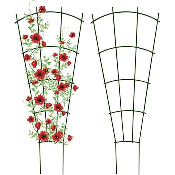 Pruboru Garden Trellis for Climbing Plants, Garden Trellis for Climbing Plants Potted Plants Trellis for Garden Balcony, Garden Outdoor Indoor Potted Plant Support, Plant Stake for Flower (1PC)