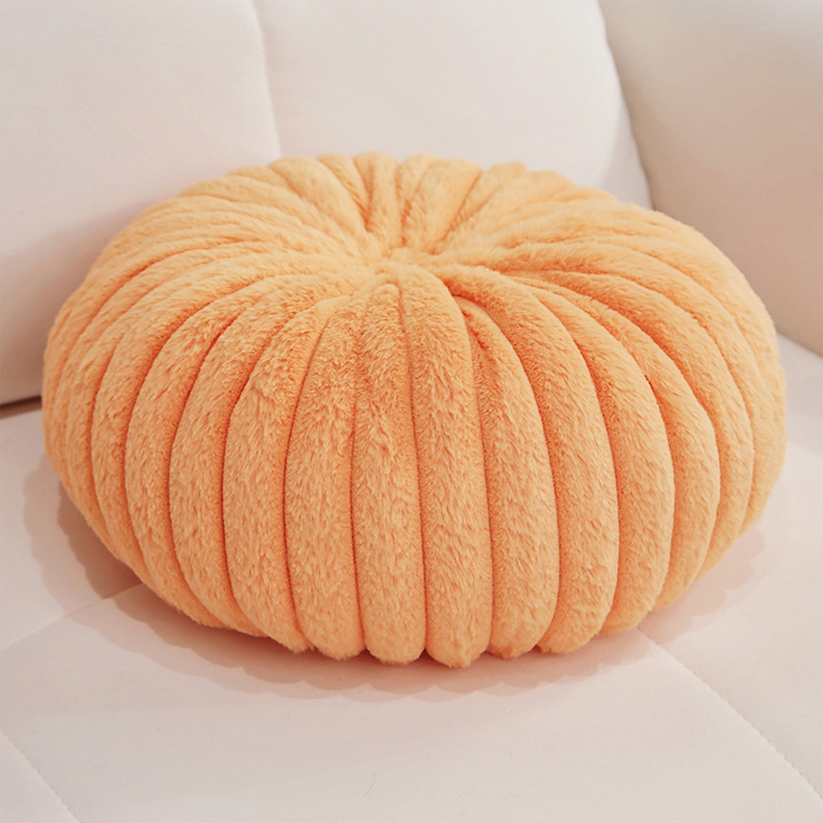 Hvmvliv 13.77x13.77x5.9in Throw Pillow for Couch Pumpkin Cushion Sofa Decorative Cushion Pumpkin Sofa Pillow Lazy Person Pillow Living Room Pillow Tatami Orange