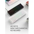 thumbnail image 2 of R8 keyboard 68 mechanical keyboard RGB luminous mechanical e-sports keyboard, 2 of 14