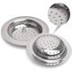 thumbnail image 2 of Filtros para fregadero de cocina con asa, colador de fregadero de acero inoxidable con asa, rejilla para bandeja de cocina, diámetro de 110 mm, fácil de limpiar, 2 of 5