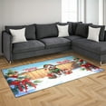 thumbnail image 3 of Merry Christmas Woofmas Xmas Noel Dalmatian Elf Candy Cane Snow Indoor Rug Dog Lover Carpet Living Bed Room Sofa Home Decor - 13017, 3 of 5