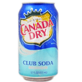 thumbnail image 3 of Canada Dry Club Soda, 12 fl oz Cans, 24 Pack Sparkling Carbonated Water, 3 of 5
