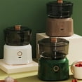 thumbnail image 5 of olkpmnmk Kitchen Gadgets Kitchen Essentials Electric Mini Garlic Chopper Portable Food Processor Vegetable Chopper Onion Mincer Cordless Meat Grinder With USB Ch Kitchen Accessories Clearance Items, 5 of 5
