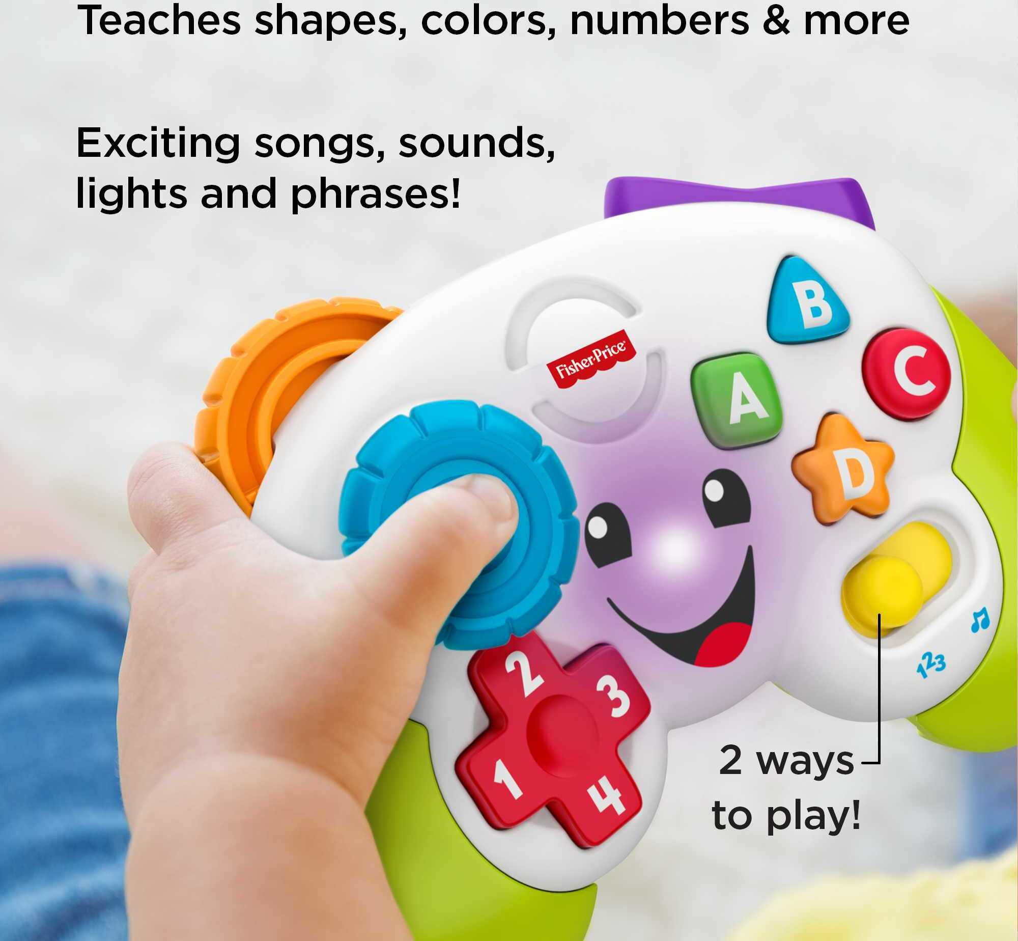 Fisher-Price Laugh & Learn Game & Learn Controller, Ages 6 to 36 Months - image 4 of 8