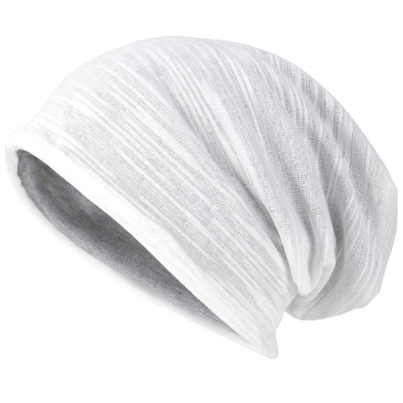 Gorro Vecry Slouch Hollow Thin Summer para hombre, color blanco