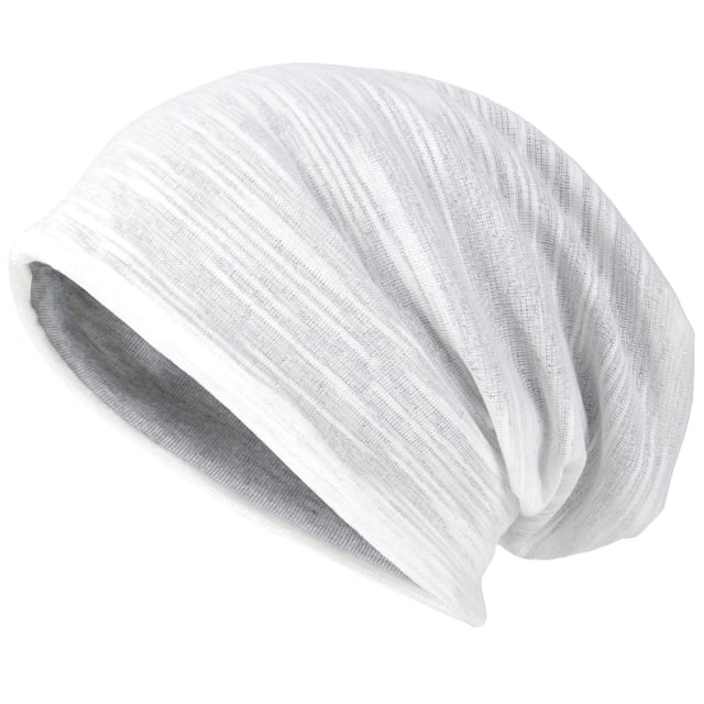 Gorro Vecry Slouch Hollow Thin Summer para hombre, color blanco