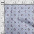 thumbnail image 2 of oneOone Cotton Poplin Medium Purple Fabric Floral Diy Clothing Quilting Fabric Print Fabric By Yard 42 Inch Wide, 2 of 4
