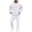 White, variant on YABCSAZ Mens Sweatsuits 2 Piece Set Tracksuit Long Sleeve Hoodie Cargo Pocket Jogger Sweatpants Outfits Casual Fall Winter Matching Sweatsuit Jogger Set for Travel Lounge Sport