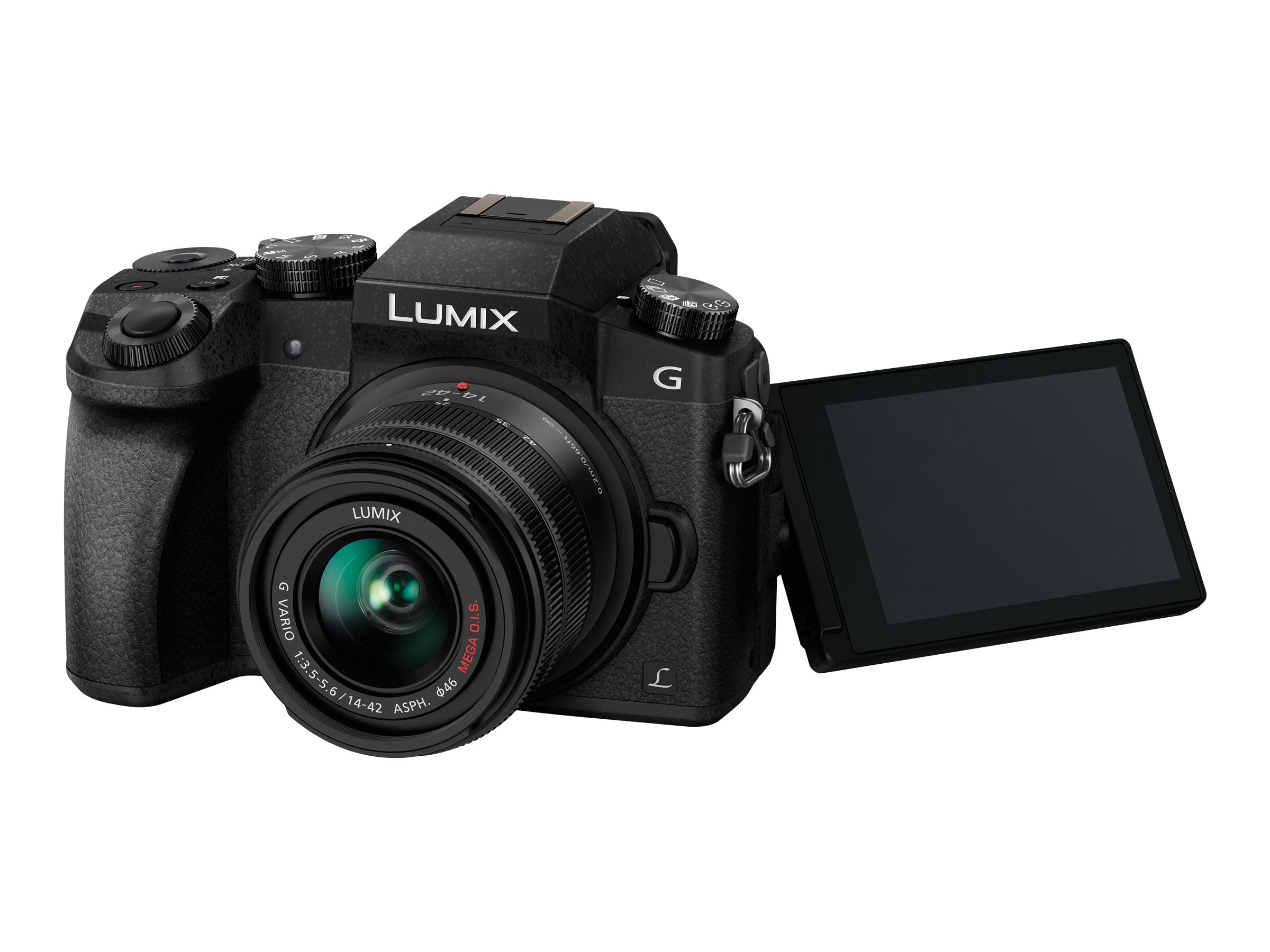 Panasonic LUMIX G7 カメラボディ + 14-45mレンズ Panasonic Lumix G7 Mirrorless Camera with 14-42mm Lens DMC-G7KK