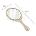 thumbnail image 2 of ENTASSER Hand Mirror Vintage Handheld Mirror with Handle Vanity Makeup Mirror Travel Mirrors (Oval)Style 2, 2 of 5
