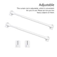 thumbnail image 2 of Guardoinrt 2 Pieces Adjustable Curtain Rod Extendable Bars Pole Without Drilling Hanging Rods Self Adhesive for Home Bathroom Hotel, 2 of 9