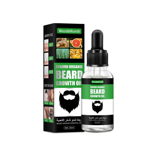 Líquido para el crecimiento rápido de la barba para hombres, mejora la nutrición facial, 30 ml, cuidado de la barba